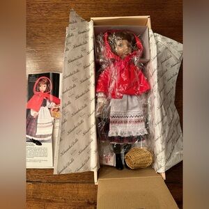 Ashton-Drake Galleries “Little Red Riding Hood” porcelain doll
